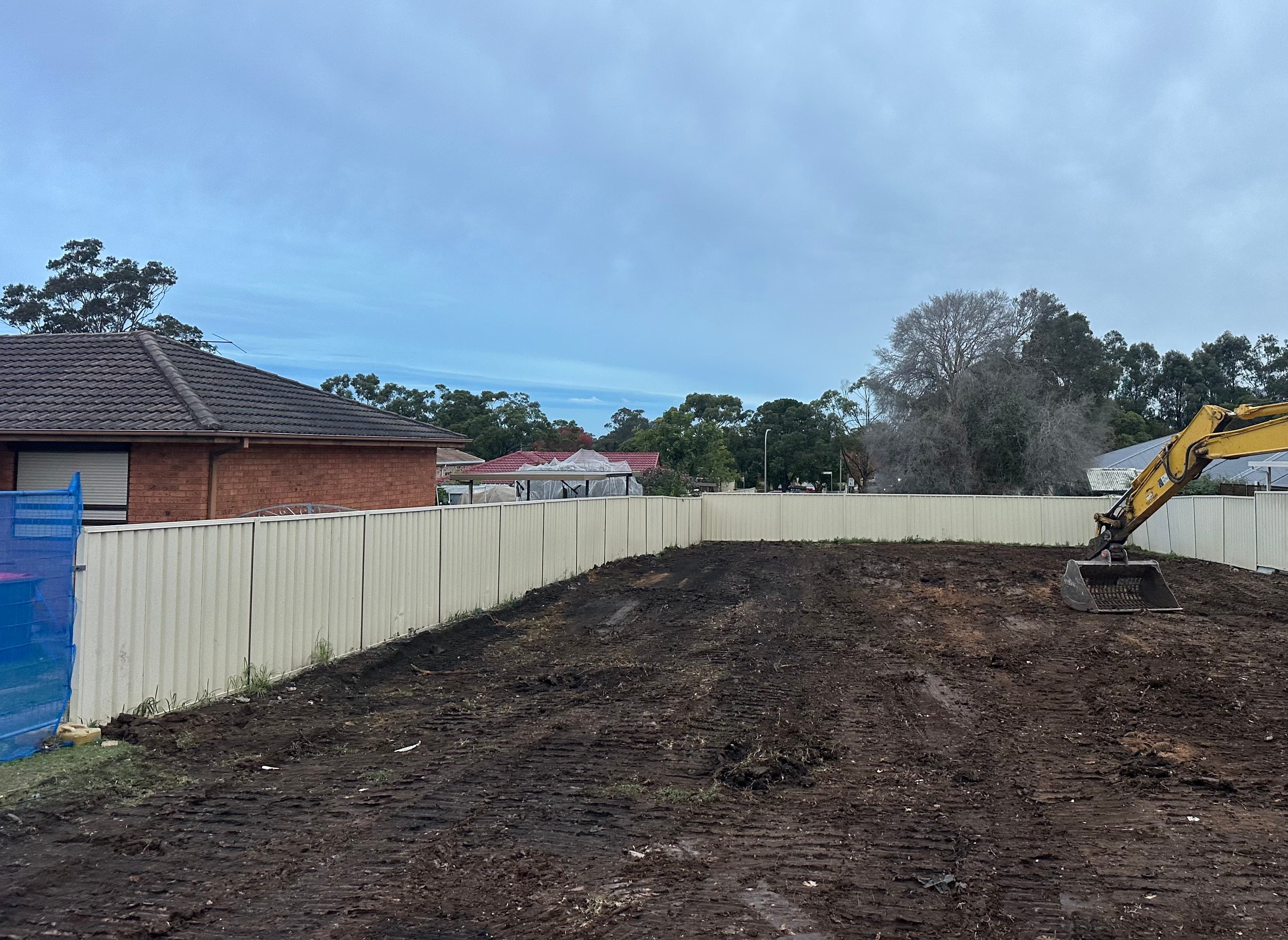 House demolition — after